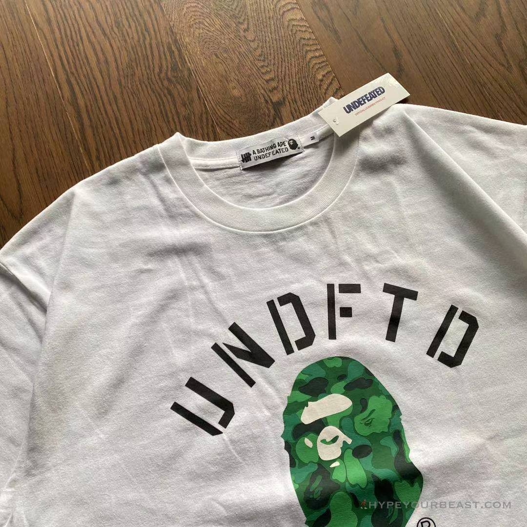 UNDFTD X Bape Tee Shirt White