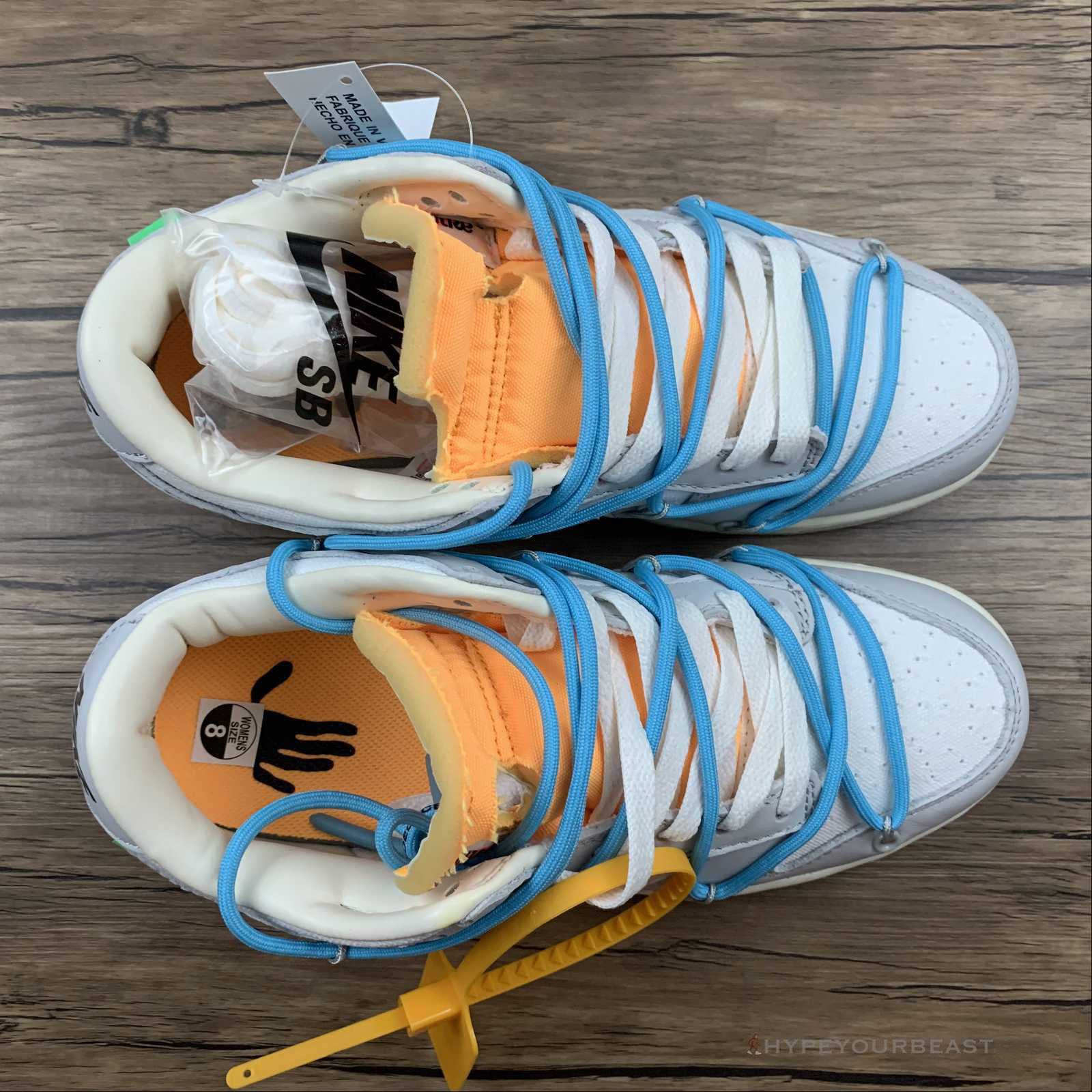 Nike off white light shops blue