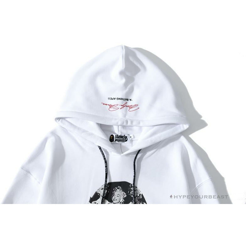 BAPE Marilyn Monroe Hoodie 'WHITE'