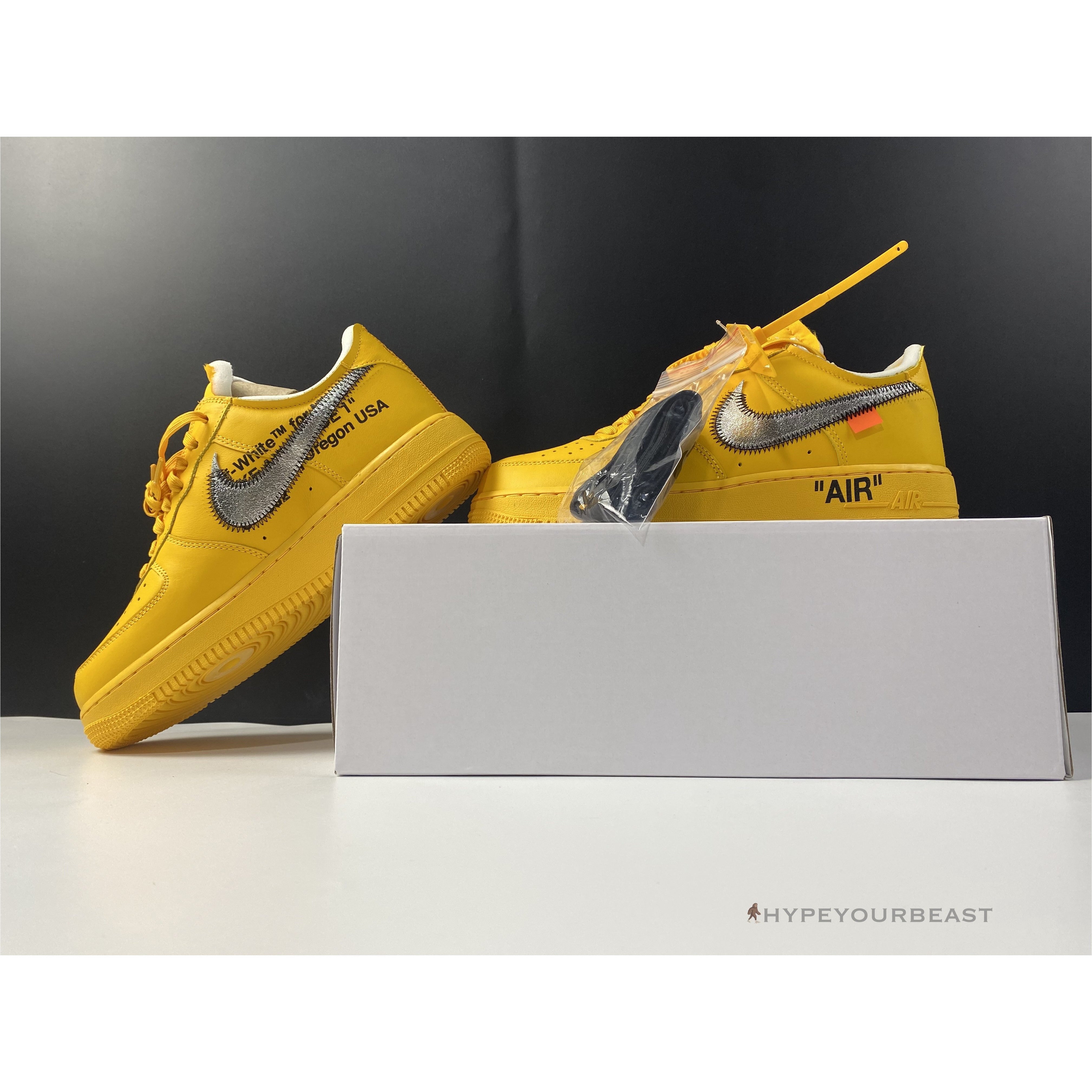 Off White X Air Force 1 Low 'Yellow'