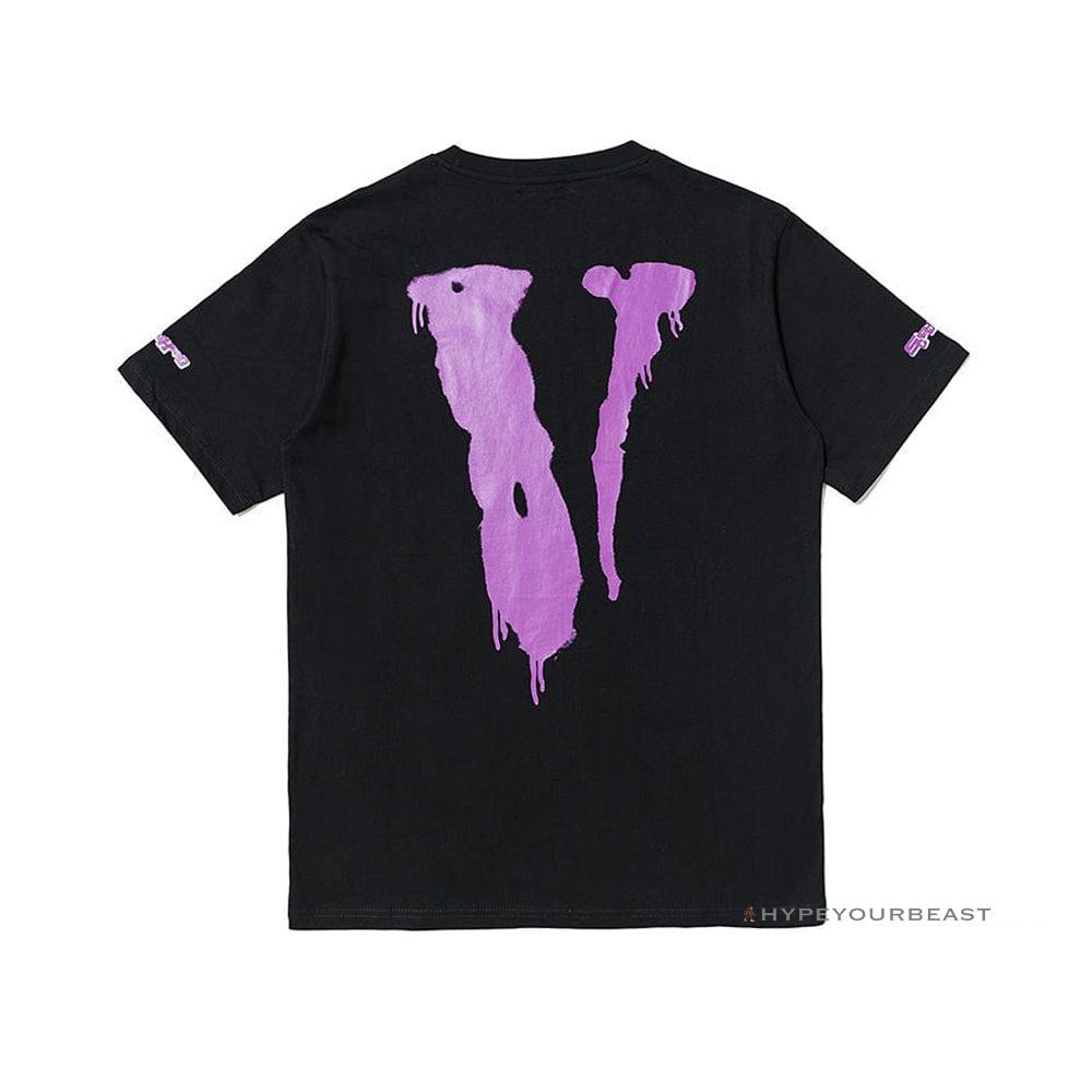 Vlone Purple Black Hoodie