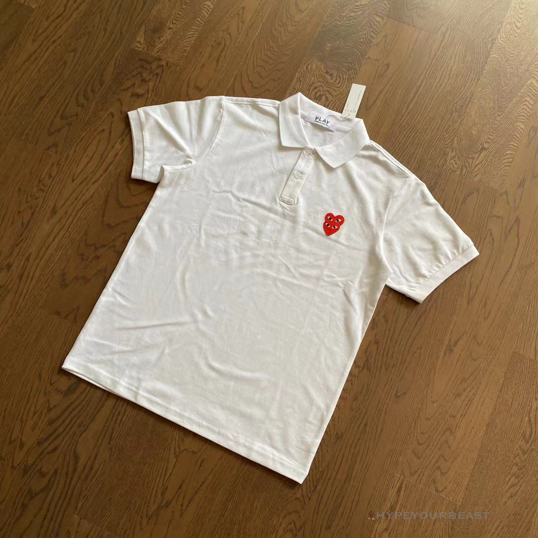 CDG Polo Shirt White