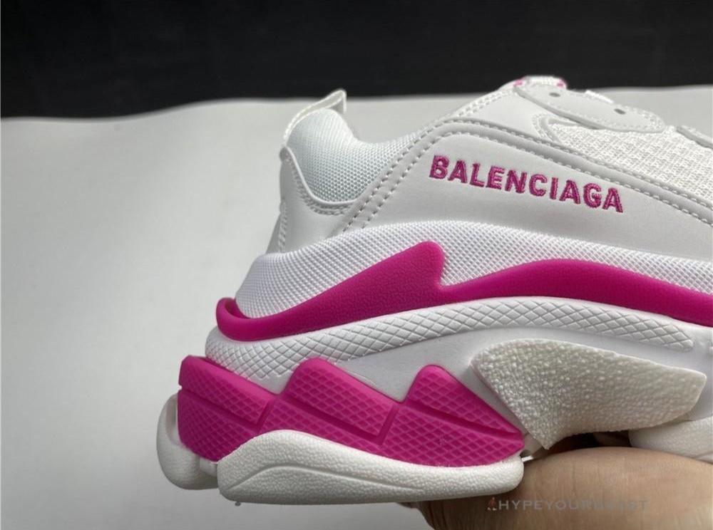 BCG Triple S White Pink