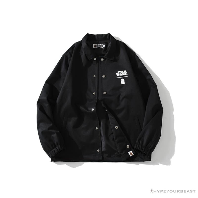 BAPE x Star Wars Collaboration Windbreaker Jacket 'BLACK'