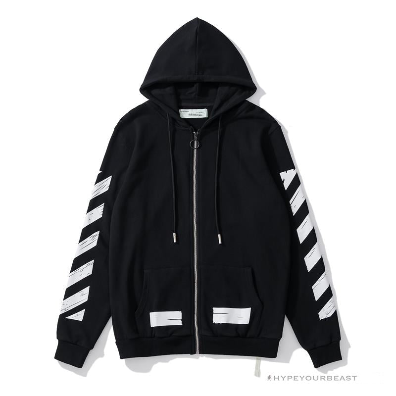 Off White Hoodie Black & White