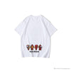 BAPE Baby Milo Red Shark Hat Little Monkey Tee Shirt 'WHITE'