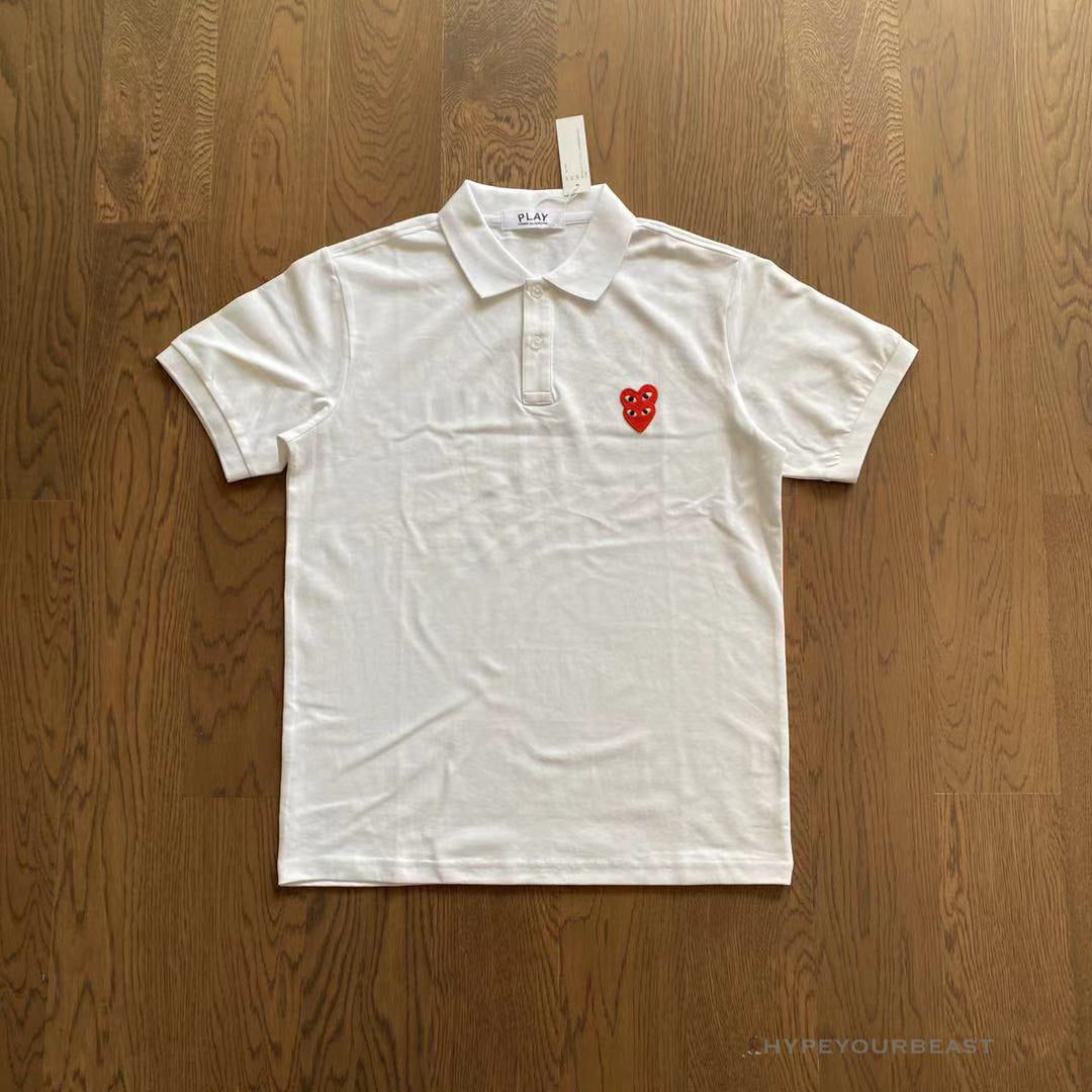 CDG Polo Shirt White