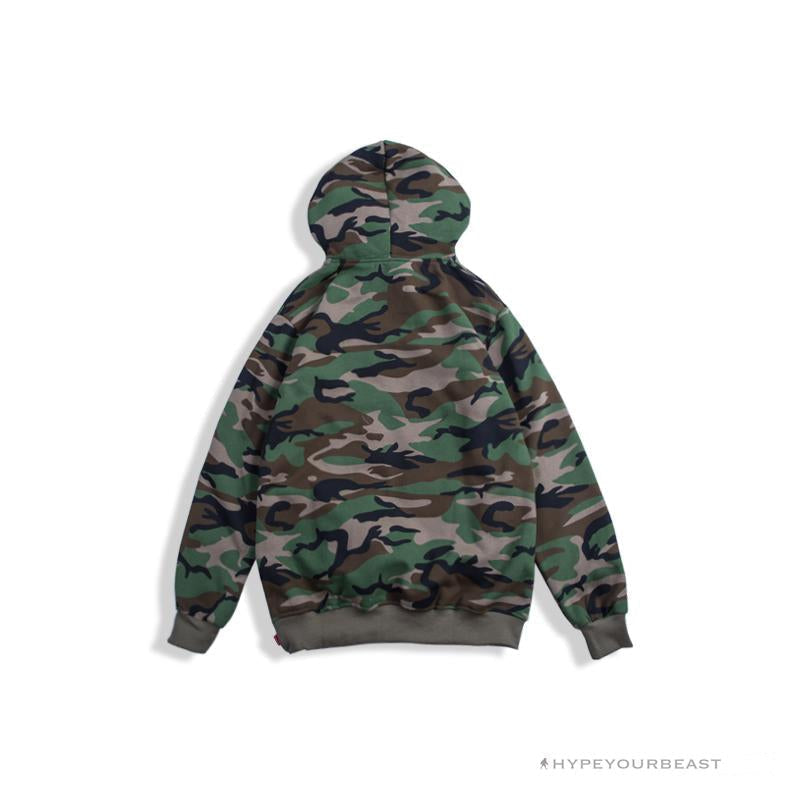 Supreme Camo Hoodie Army Camouflage