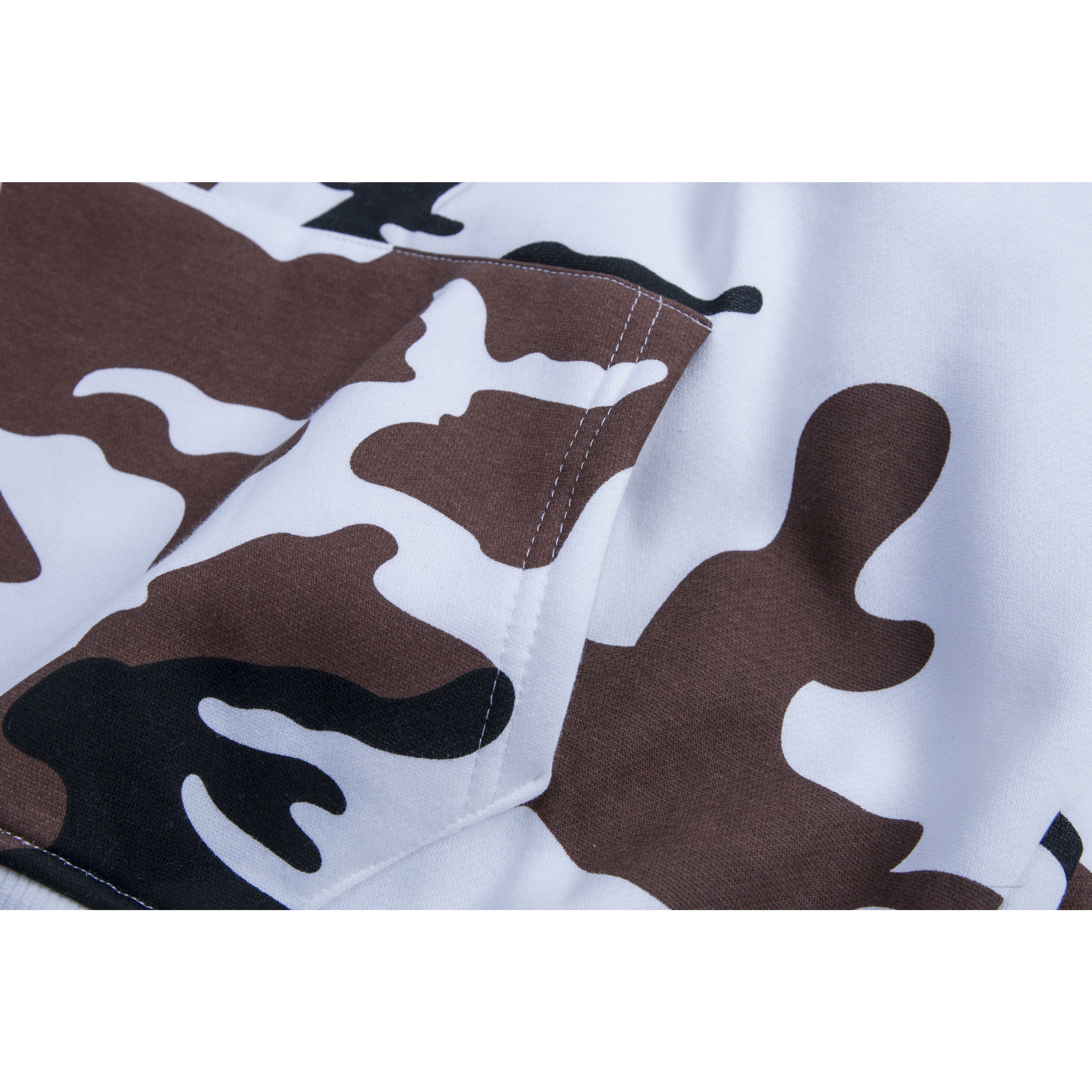 Supreme Camo Hoodie White Camouflage