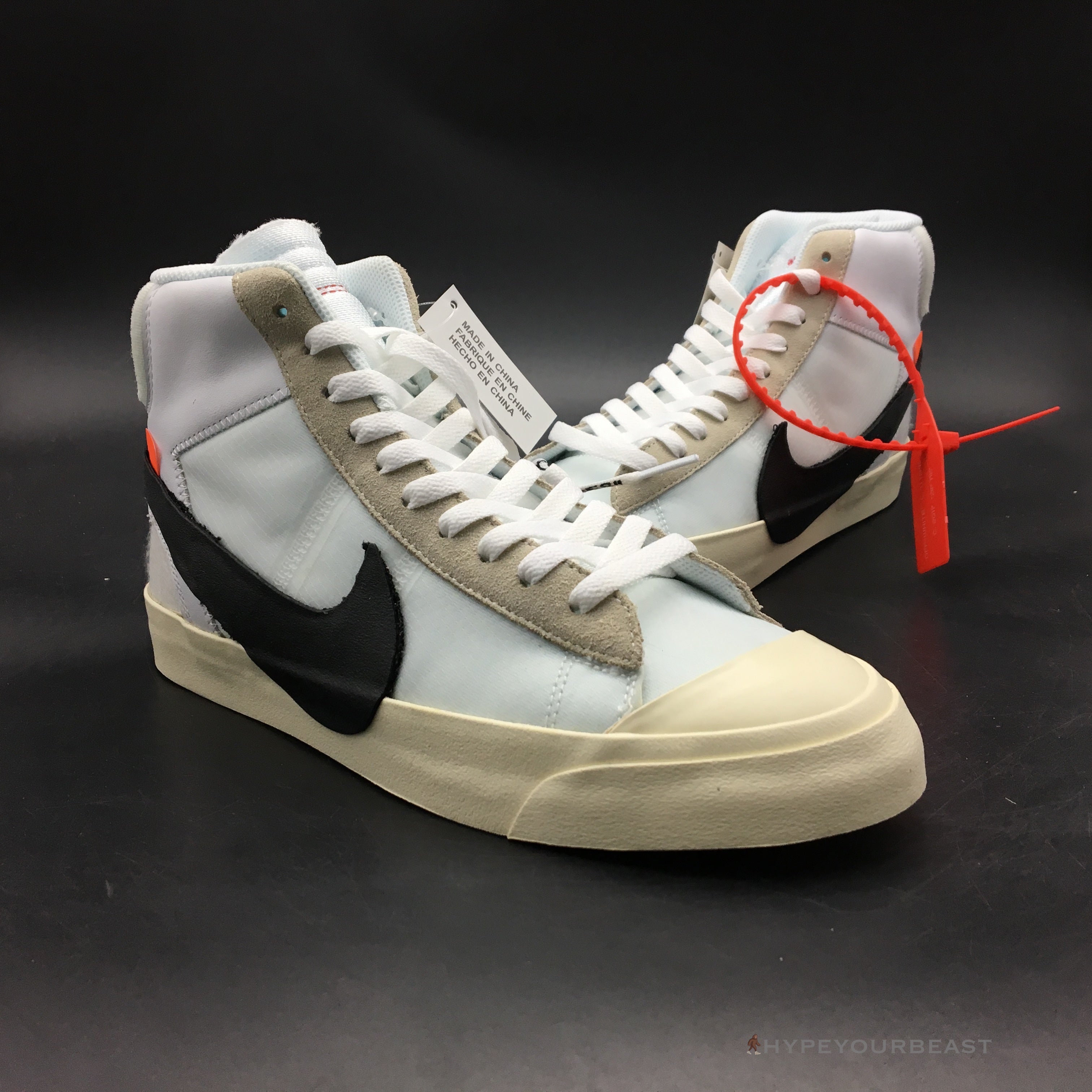 Off White X Nike Mid Blazer White