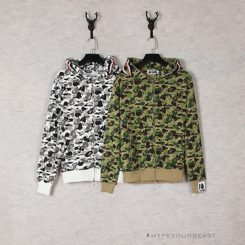 Bape Green Camouflage Hoodie