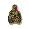 BAPE Camo Hoodie Shark Head 'YELLOW'