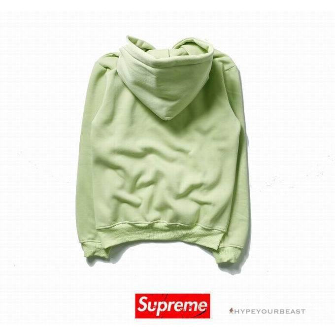 Supreme Box Logo Hoodie Lime Green