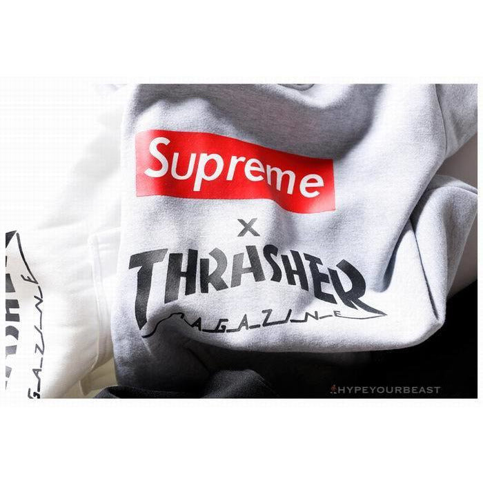 Supreme X Thrasher Hoodie White