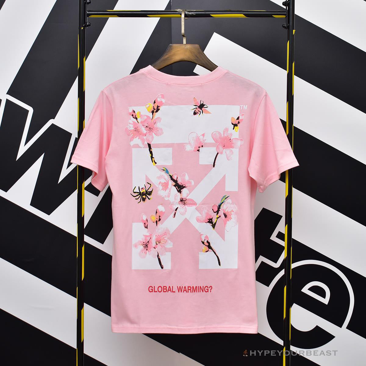 OFF-WHITE Sakura Tee Shirt 'PINK'