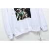 OFF-WHITE New Madonna Painting Cotton Terry Long Sleeve Shirt 'WHITE'