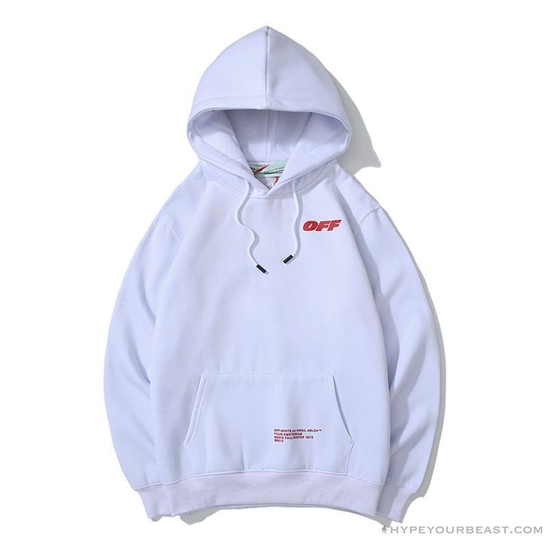 OFF-WHITE CO VIRGIL ABLO Netherlands Museum Hoodie 'WHITE'