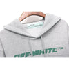 OFF-WHITE Hand-Painted Utility Pole Worker Hoodie 'GREY'