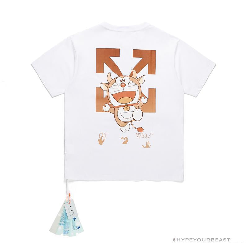 OFF-WHITE Year of the Ox Doraemon Arrow Tee Shirt 'WHITE'