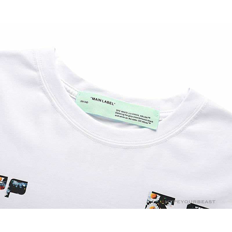 OFF-WHITE Daisy Graffiti Arrow Conley Tee Shirt 'WHITE'
