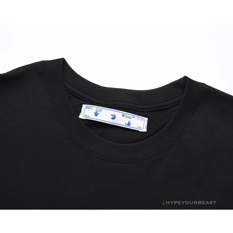 OFF-WHITE Dimensional Arrow Angry Calf Tee Shirt 'BLACK'