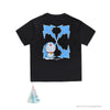 OFF-WHITE Spoof Doraemon Arrow Tee Shirt 'BLACK'