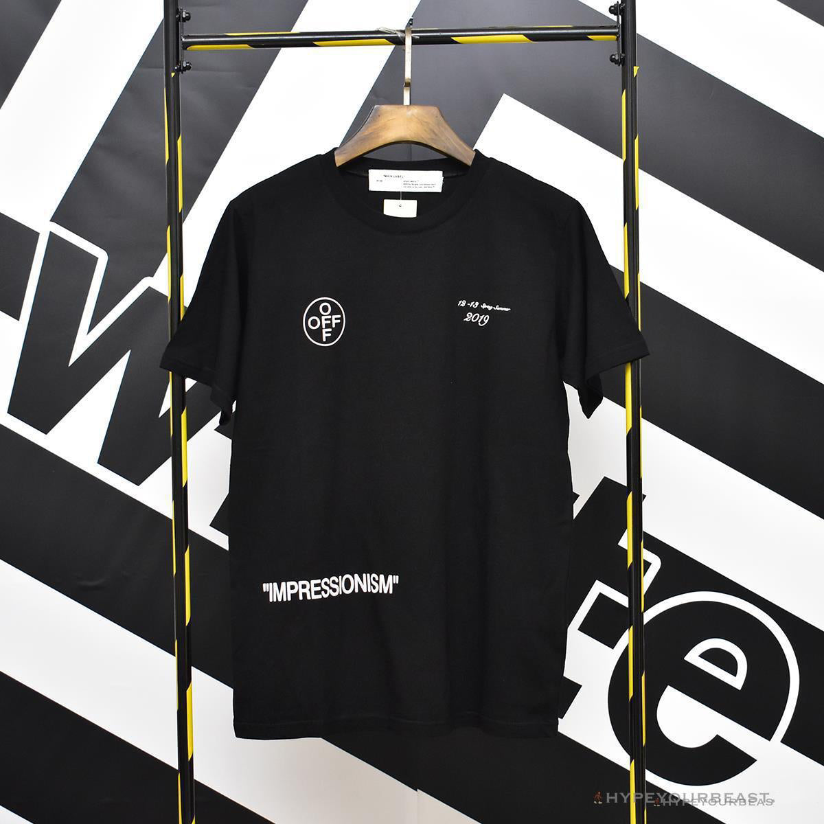 OFF-WHITE 99 Pink Arrow Tee Shirt 'BLACK'