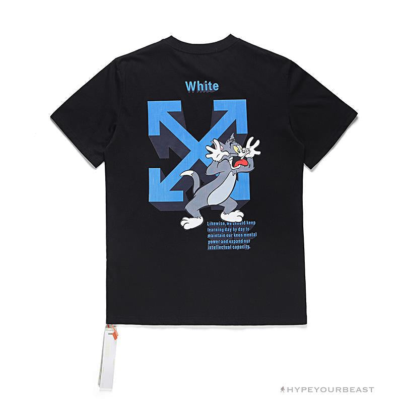 OFF-WHITE Tom and Jerry Loose Tee Shirt 'BLACK'