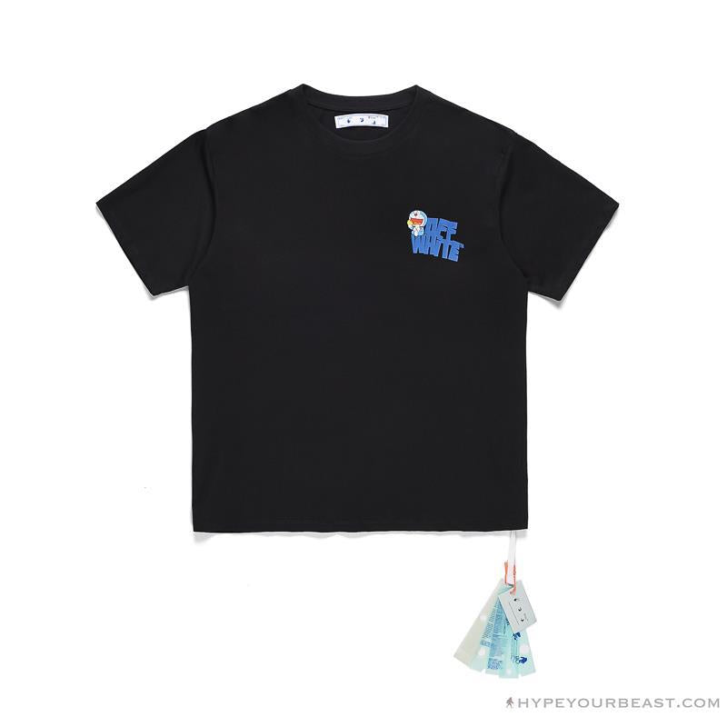 OFF-WHITE Doraemon Stereo Arrow Tee Shirt BLACK