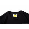 BAPE Ape Man Head 28th Anniversary Camouflage Color Block Tee 'BLACK'