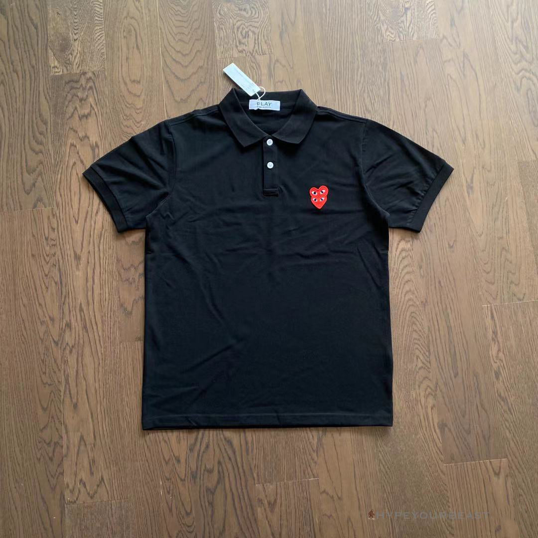 CDG Polo Shirt Black