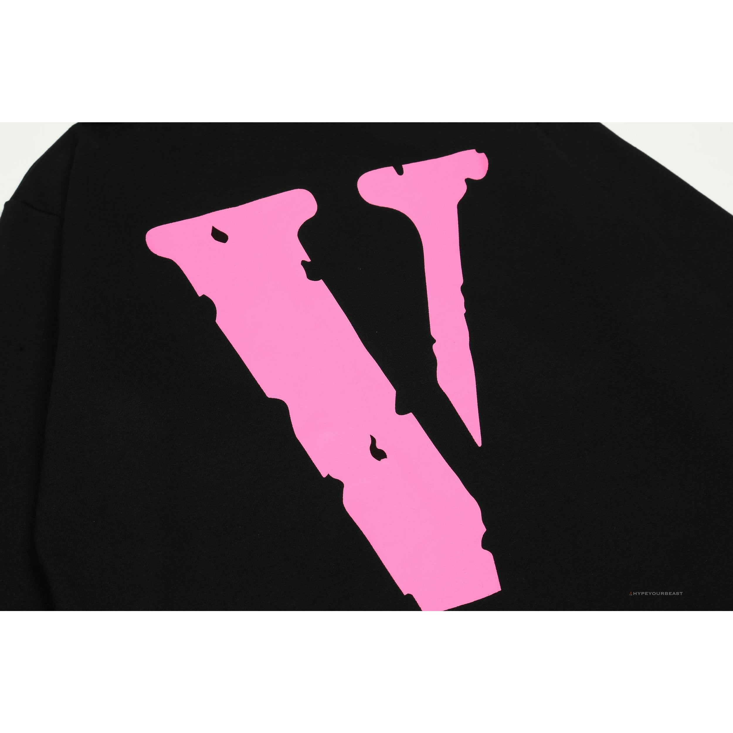 Vlone Hoodie Black Pink