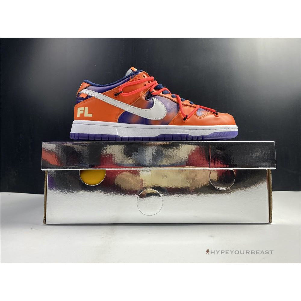 Futura X Off-White X Nike Dunk Low Orange