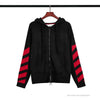 Off White Sweater Black Red