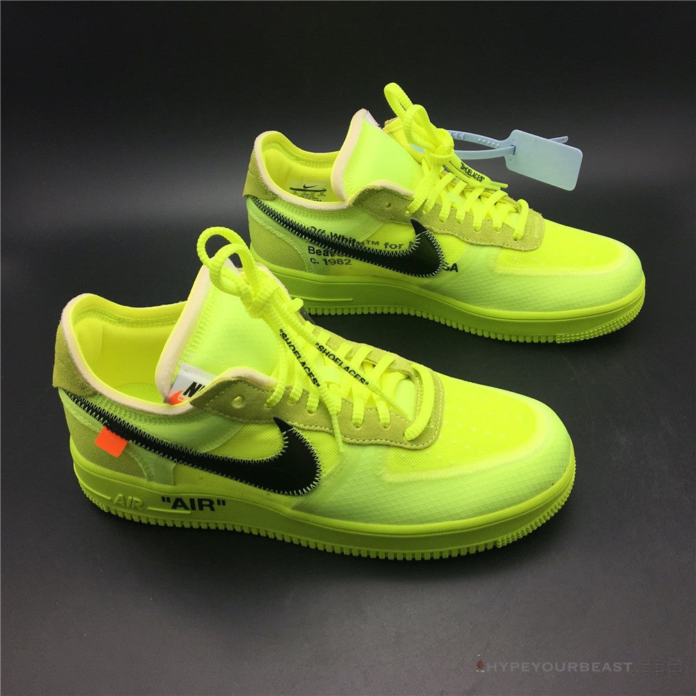 Off-White x Nike Air Force 1 Low “Volt”