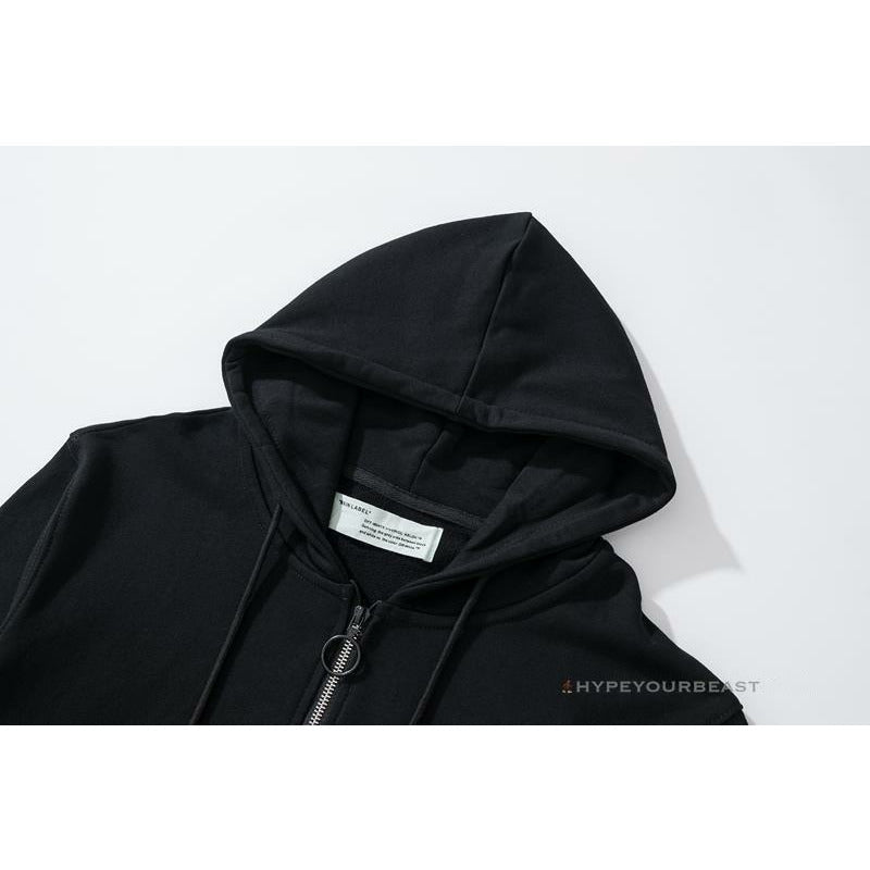 Off White Hoodie Seeing Things Black