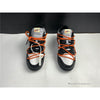 Off White X Nike Dunk Low Black Orange Lace