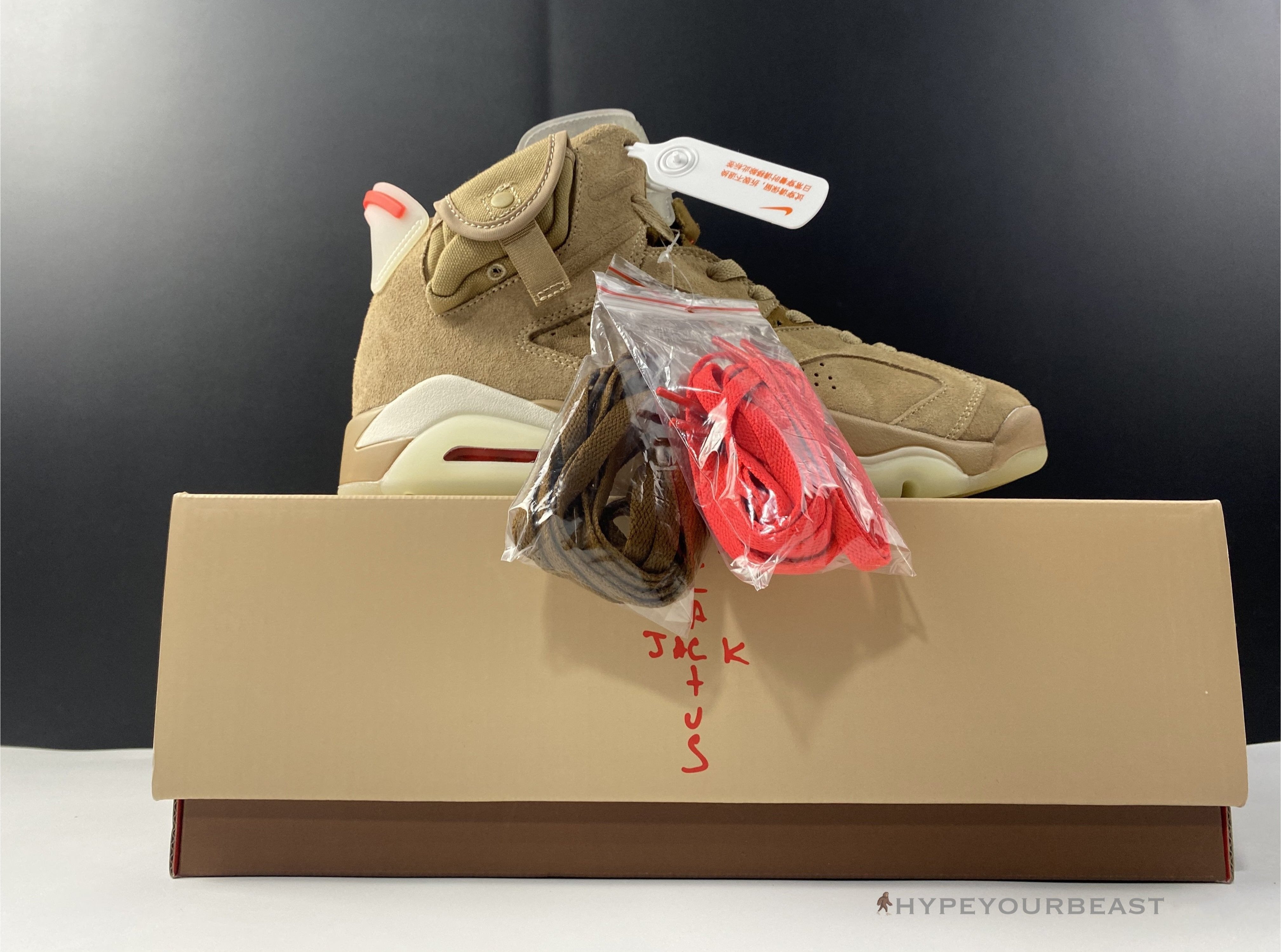 Air Jordan 6 Retro Travis Scott British Khaki