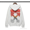 Off White Hoodie White RED