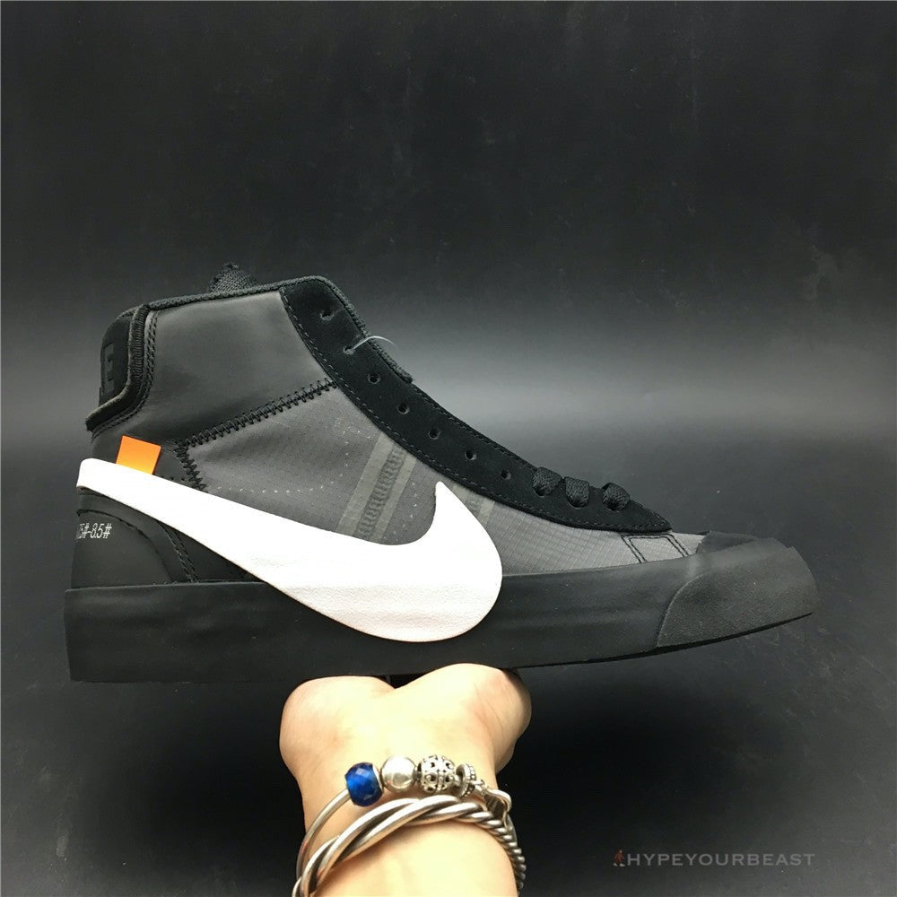 Off White X Nike Mid Blazer Black