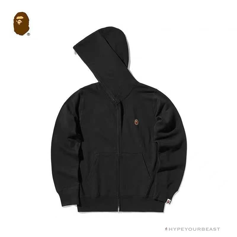 BAPE Classic Ape Head Hoodie 'BLACK'