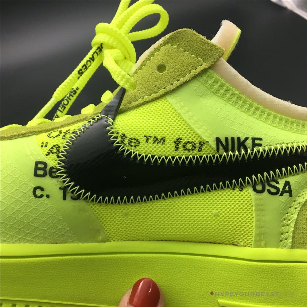 Off-White x Nike Air Force 1 Low “Volt”