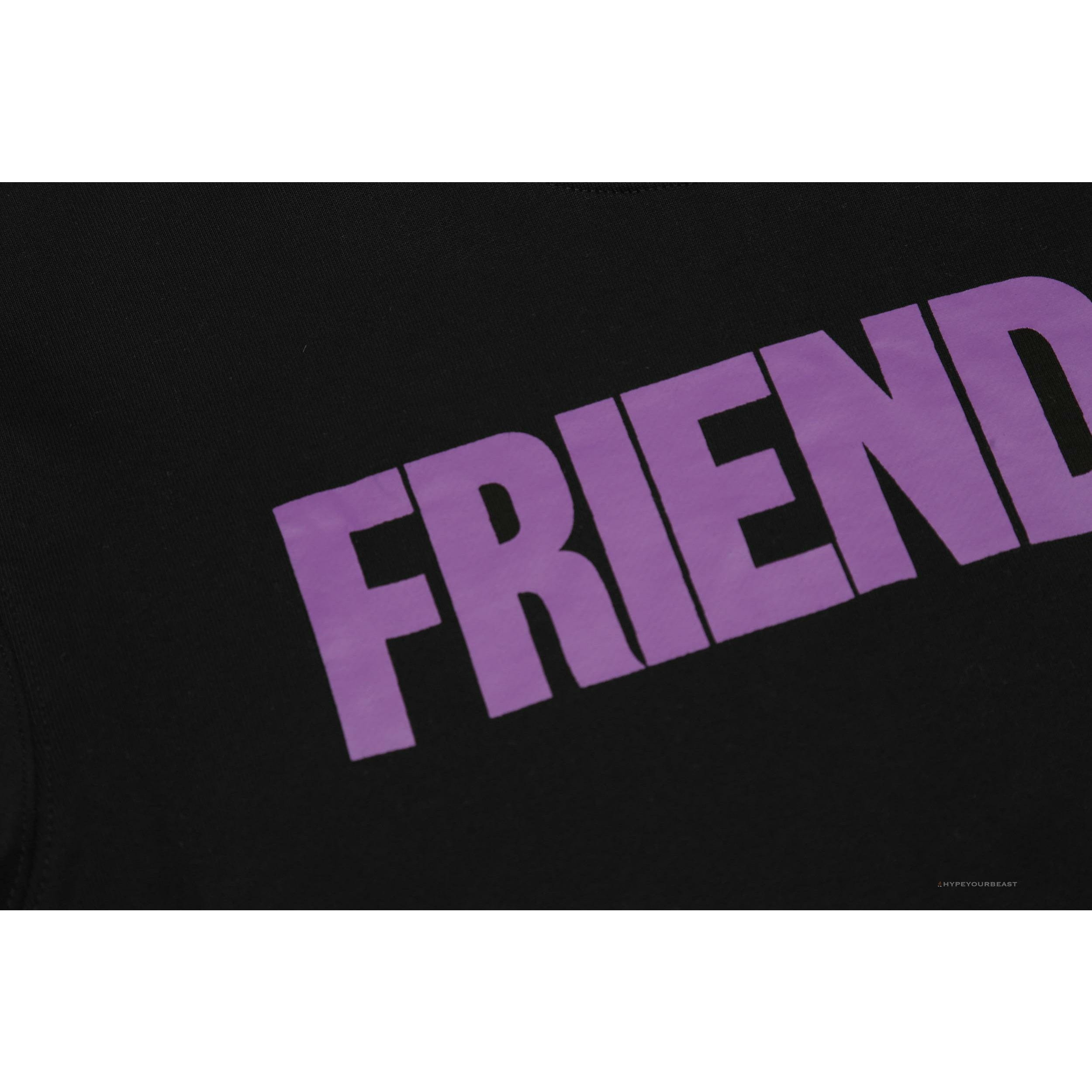 Vlone Purple Friends Shirt - Black