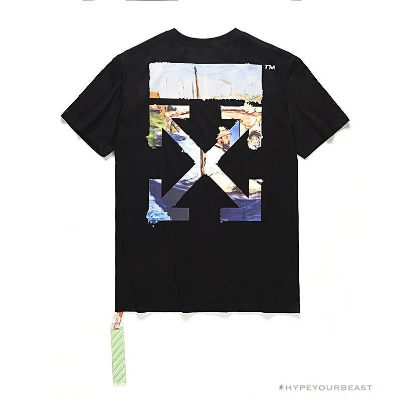 OFF-WHITE Monet Tee Shirt 'BLACK'