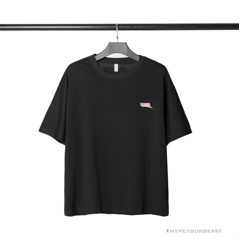 OFF-WHITE Loose x Oversized Chest Tee Shirt 'BLACK'