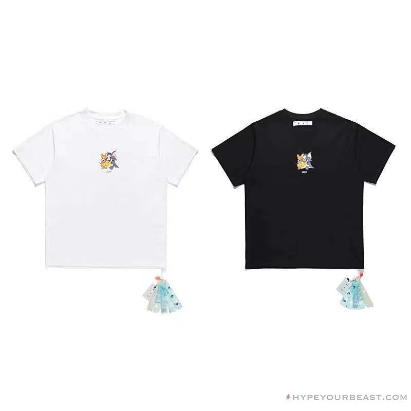 OFF-WHITE Cat and Mouse Tee Shirt 'WHITE'