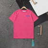 OFF-WHITE Tropical Landscape Tee Shirt 'PINK'