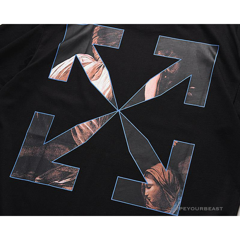OFF-WHITE New Limited Religious Tee Shirt 'BLACK'