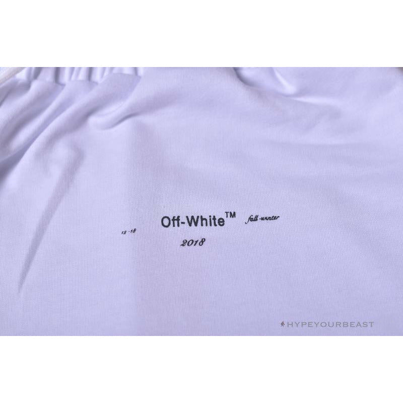 OFF-WHITE Dimensional Sketch Shorts 'WHITE'