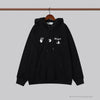 OFF-WHITE Green Arrow Hoodie 'BLACK'